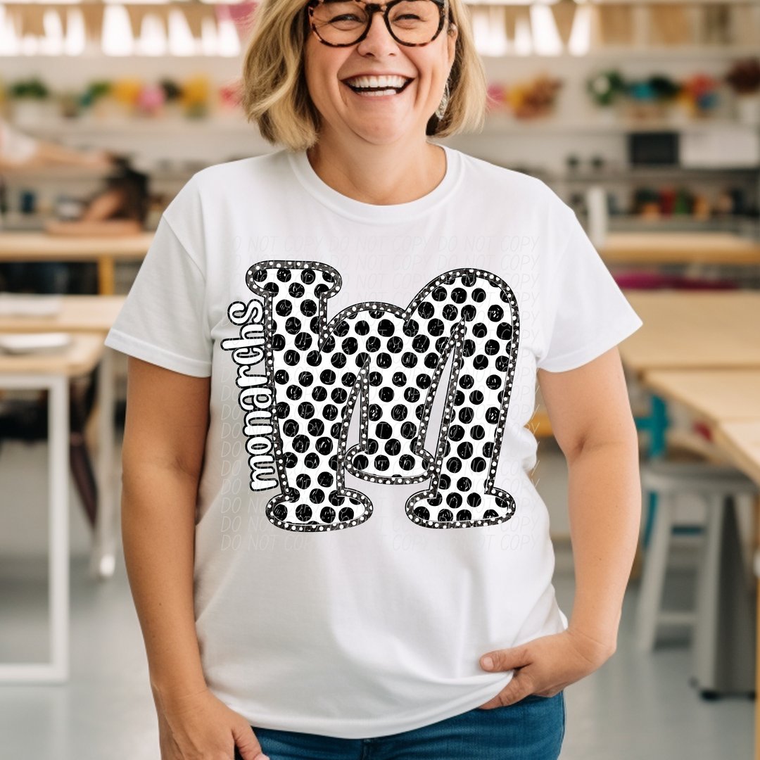 Polka Dot Mascots Youth DTF Print