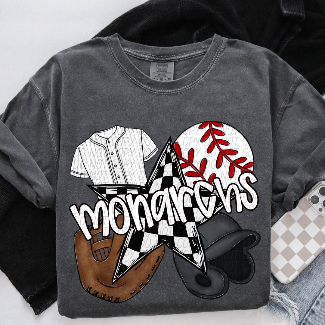 Baseball Mascots DTF Print