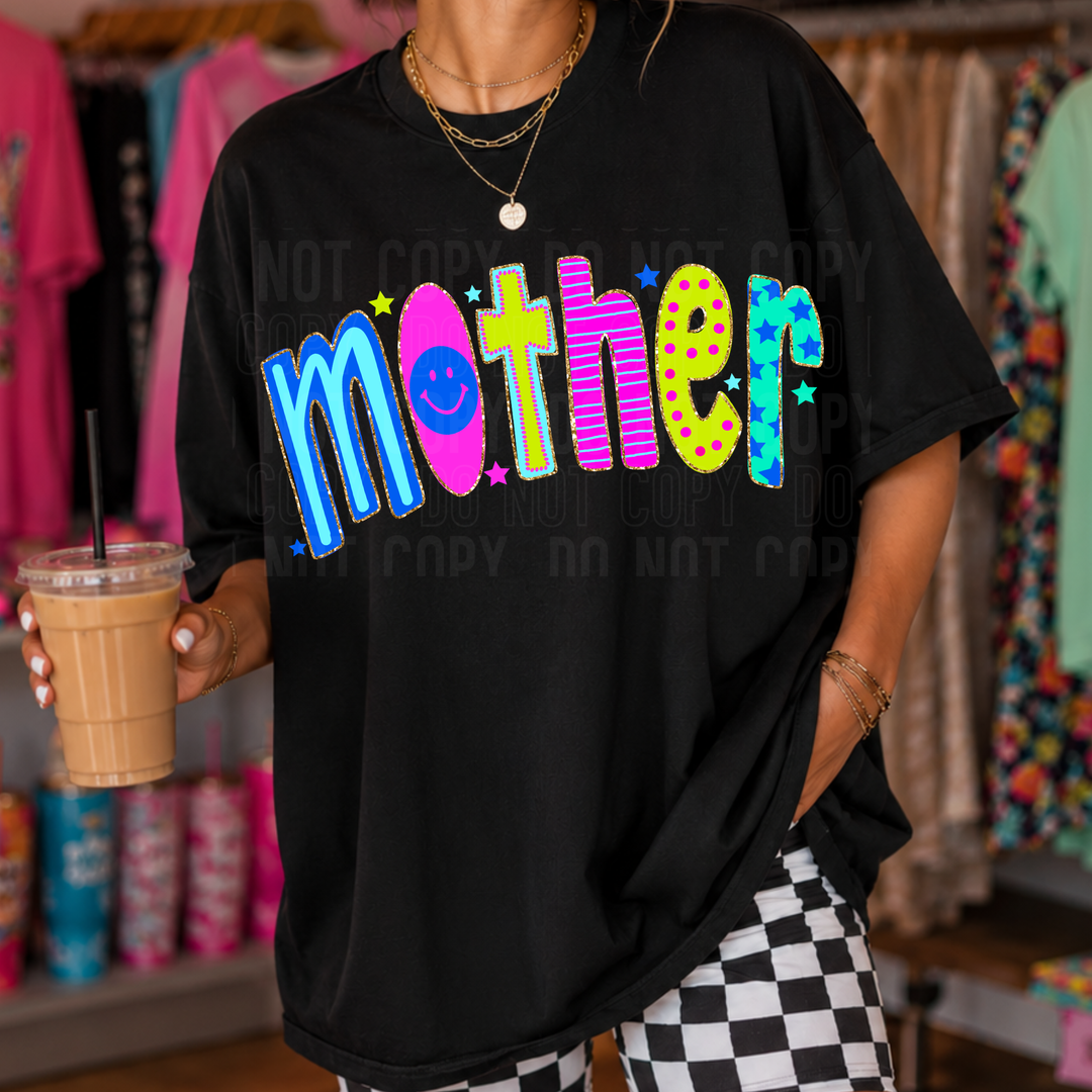 Mother Doodle DTF Print
