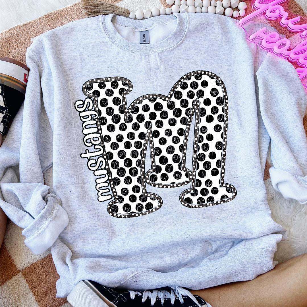 Polka Dot Mascots Youth DTF Print