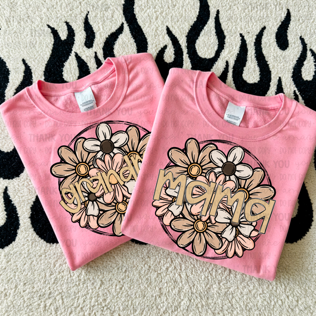 Mama Flower Bouquet DTF Print