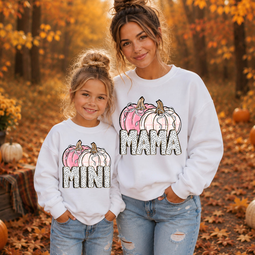 Mama And Mini Pumpkin DTF Print