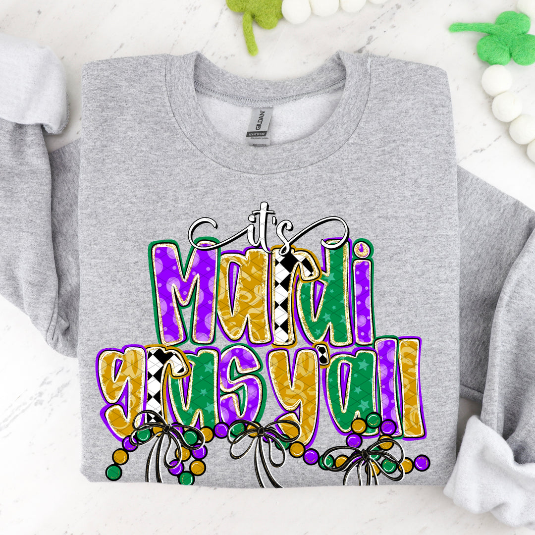 It’s Mardi Gras Y’all DTF Print