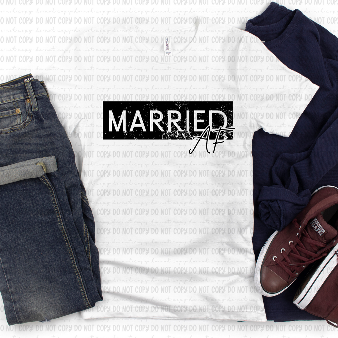 Married AF DTF Print
