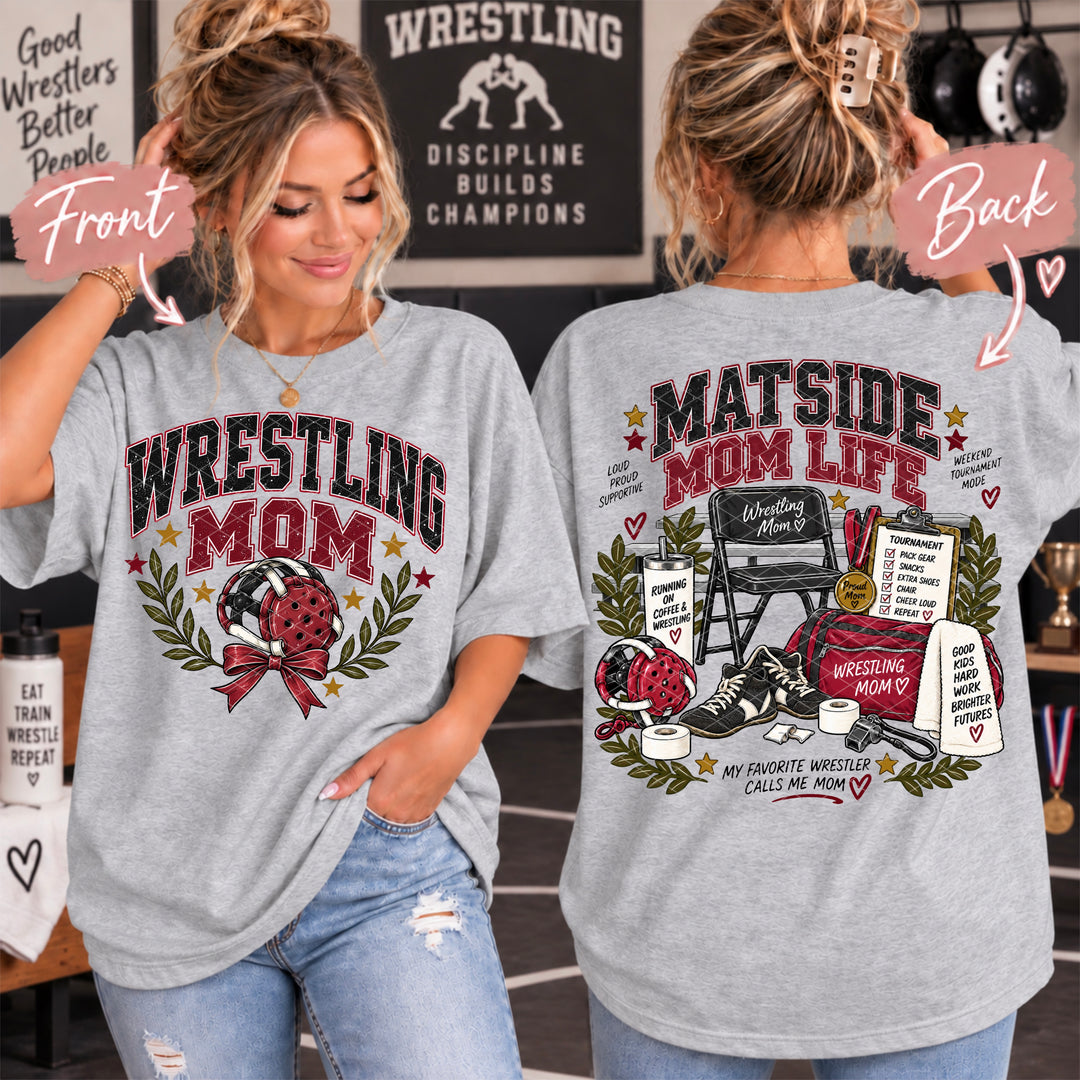 Mat Side Mom Life DTF Print