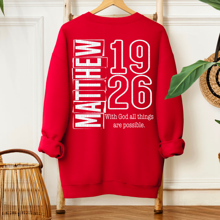 Matthew 19:26 DTF Print