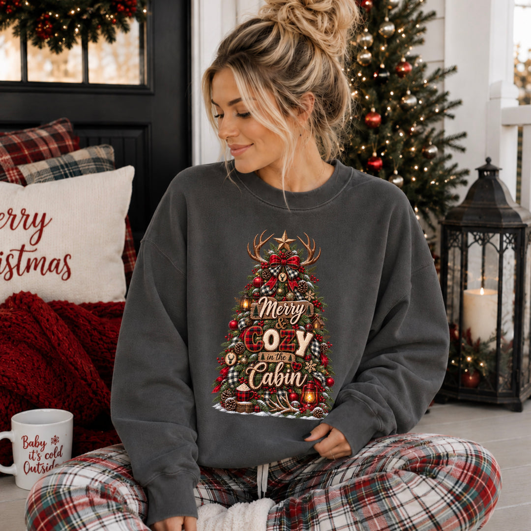 Merry And Cozy DTF Print