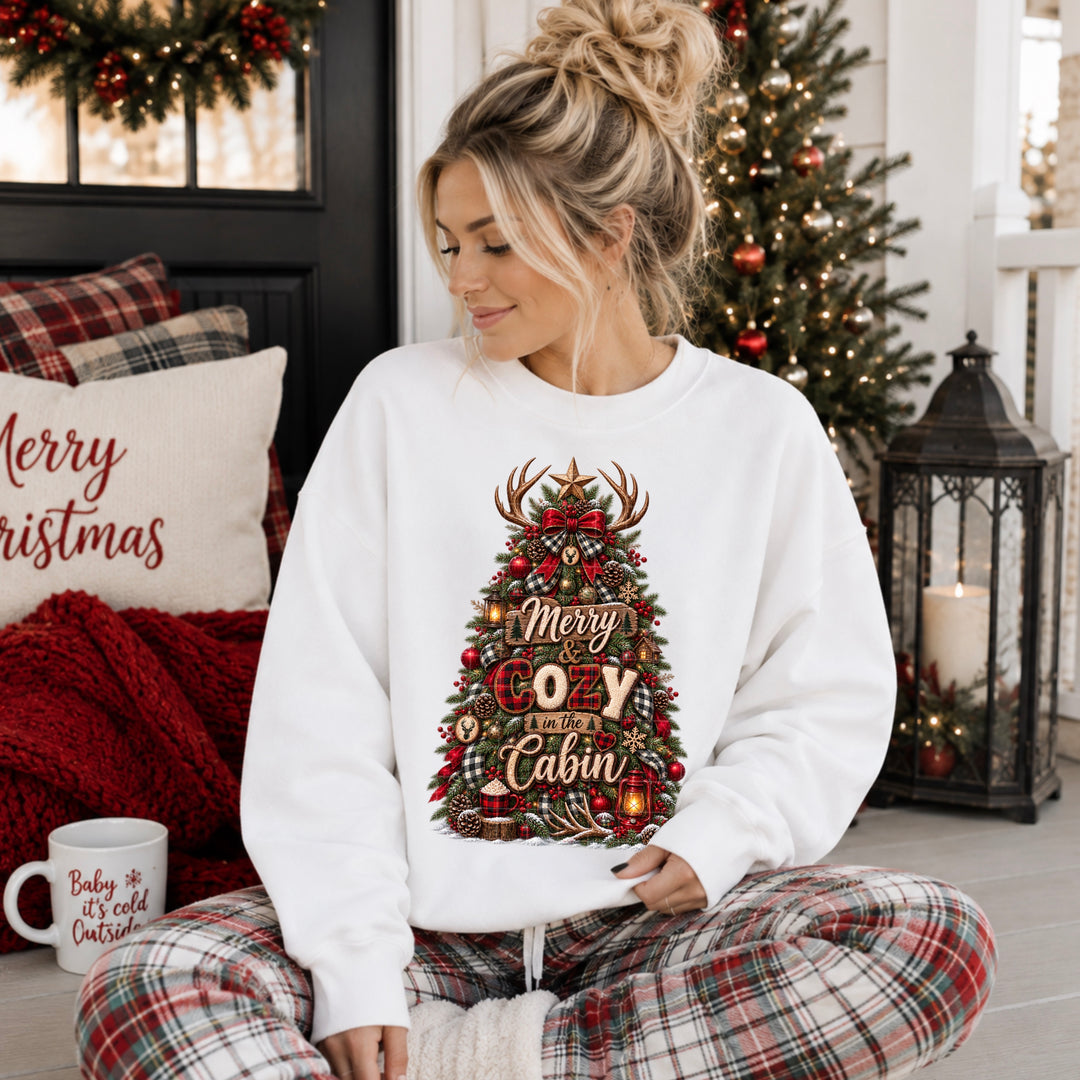 Merry And Cozy DTF Print