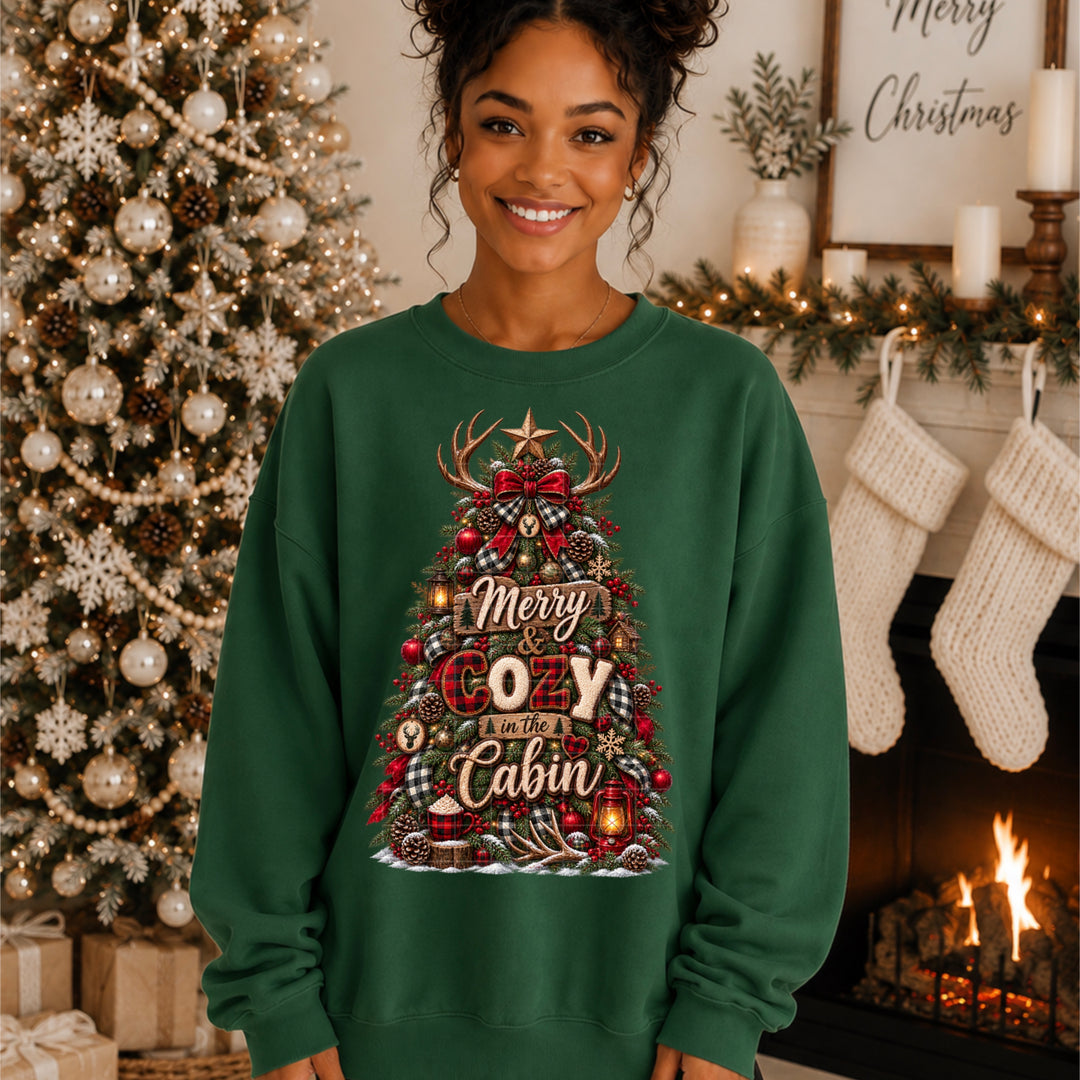 Merry And Cozy DTF Print