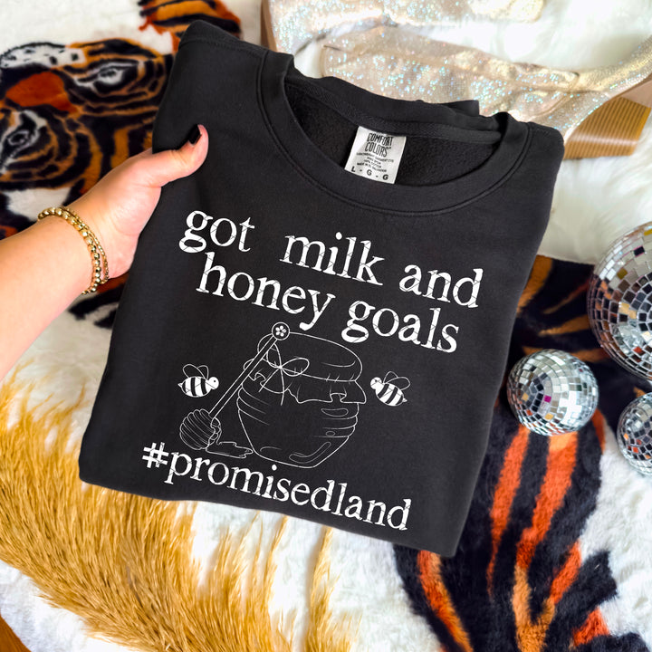Milk Honey Goals DTF Print