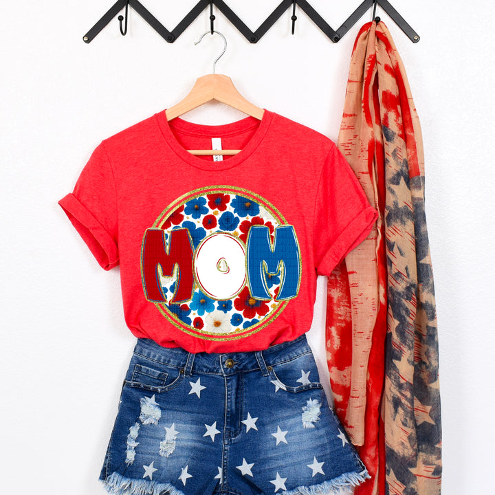 Floral 4th Of July Collection DTF Print