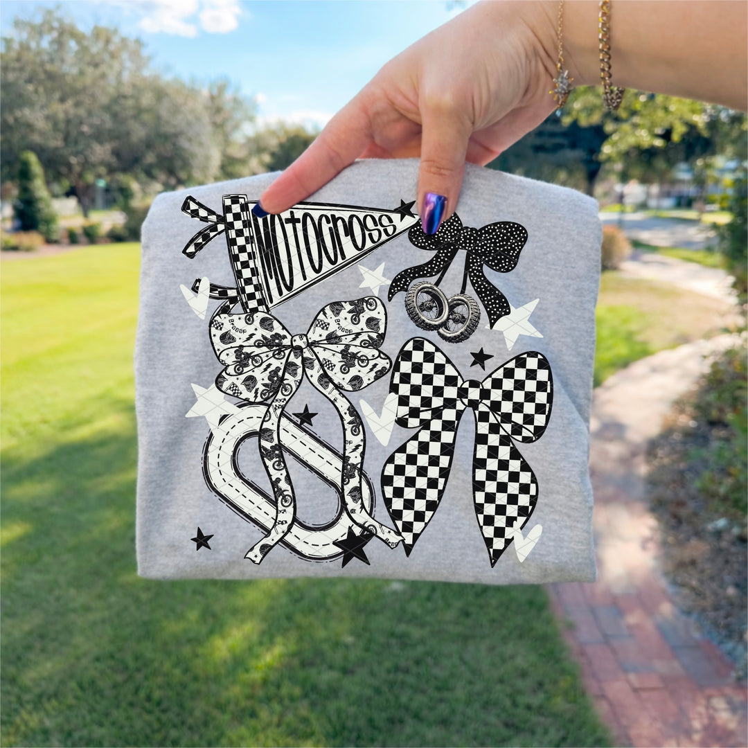 Motor Cross Bows DTF Print