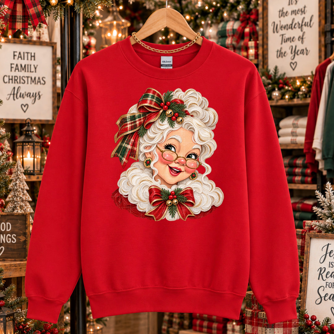Mrs Claus Head DTF Print