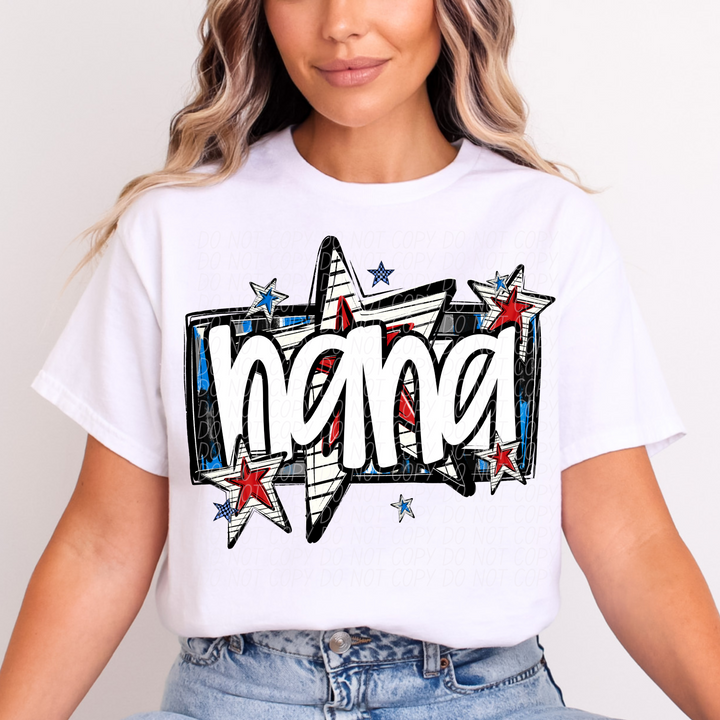Patriotic Family Names DTF Print