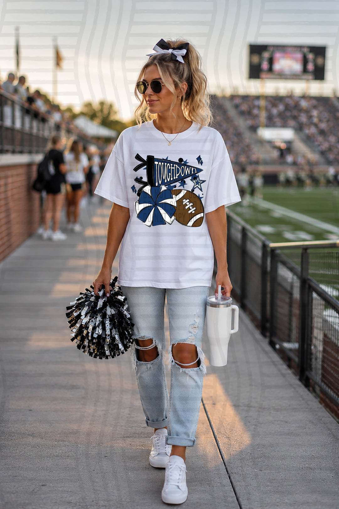 Touchdown Pom DTF Print