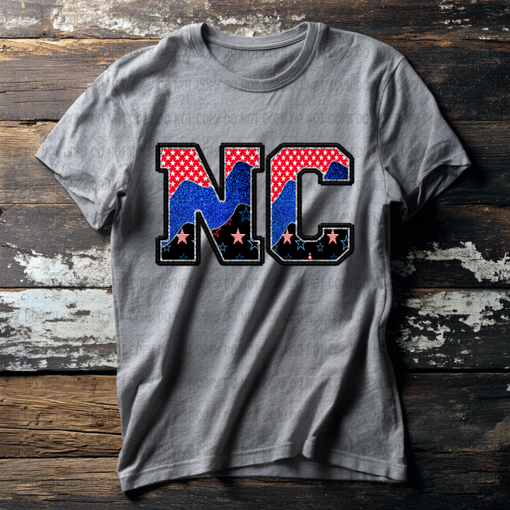 Patriotic States DTF Print