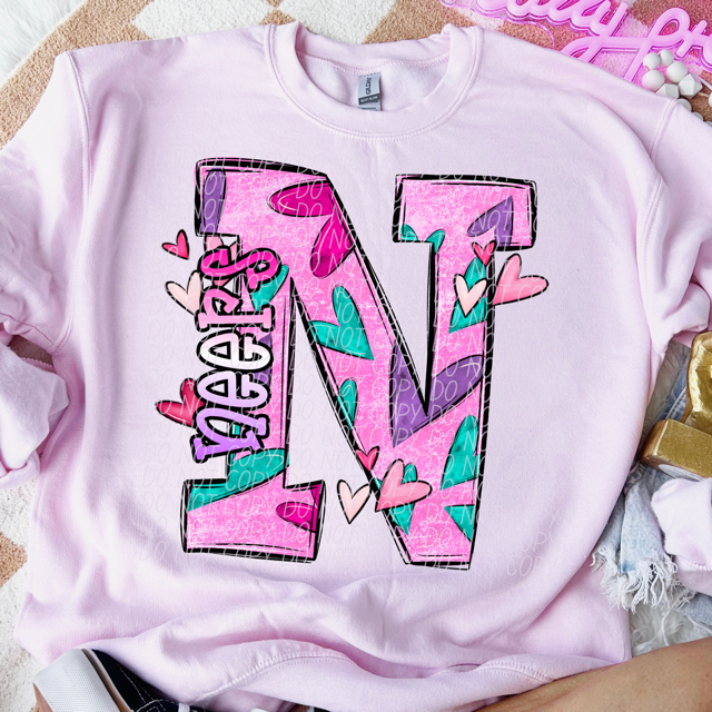 Valentine's Day Mascots DTF Print