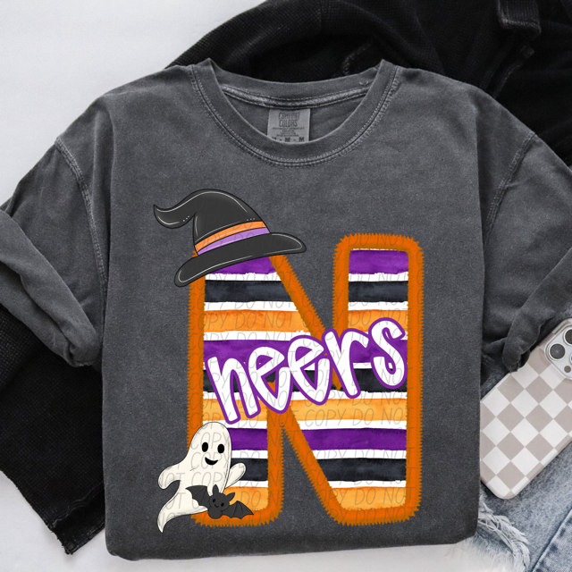 Halloween Striped Mascots DTF Print