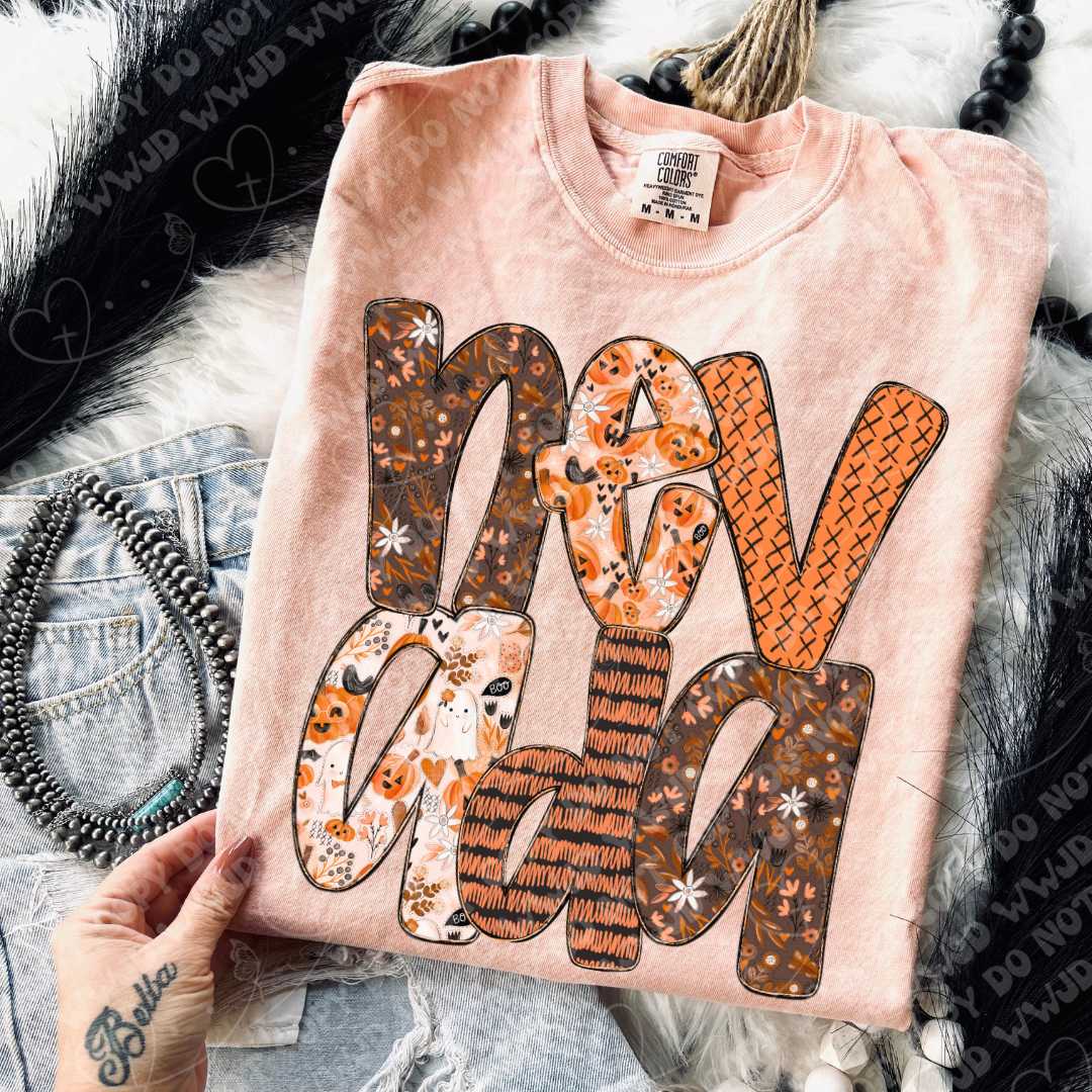 State Pumpkin Alpha DTF Print