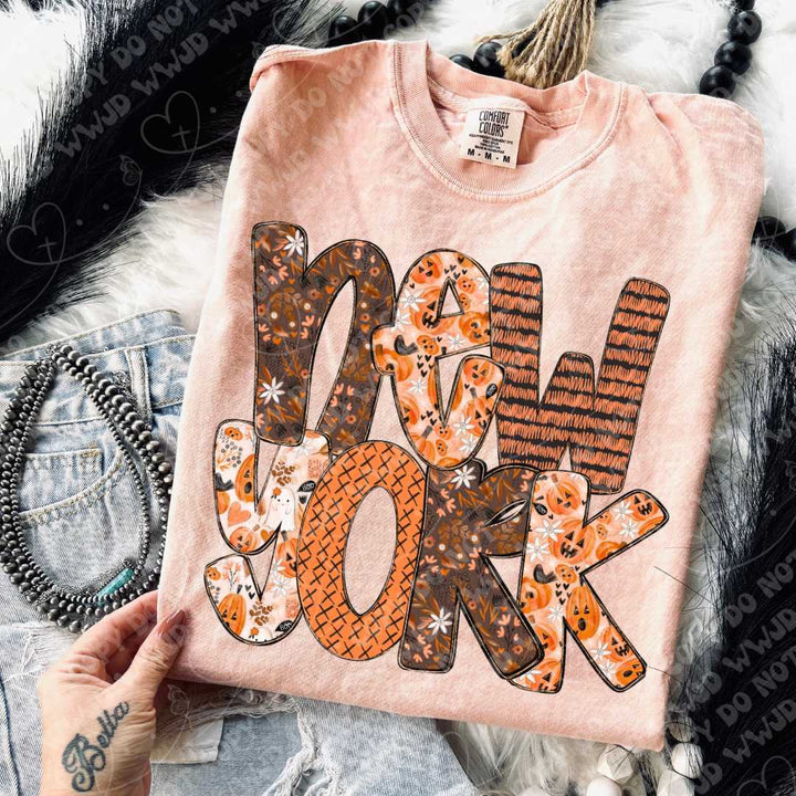 State Pumpkin Alpha DTF Print