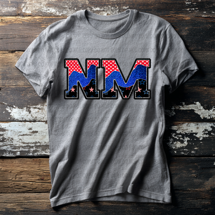 Patriotic States DTF Print
