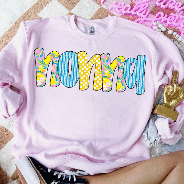 Citrus Names DTF Print