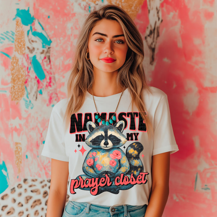 Namaste In My Prayer Closet DTF Print