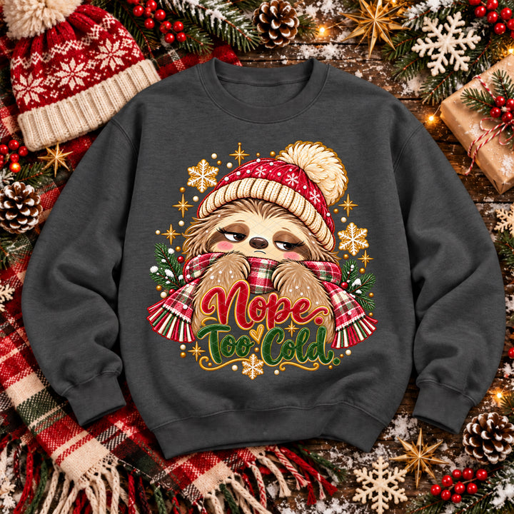 Nope Too Cold DTF Print