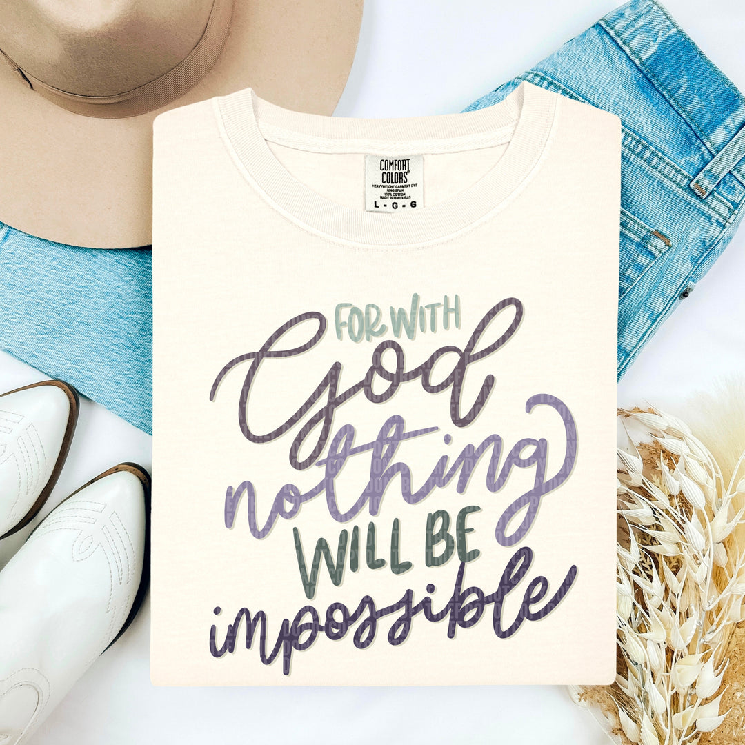 Nothing Impossible DTF Print