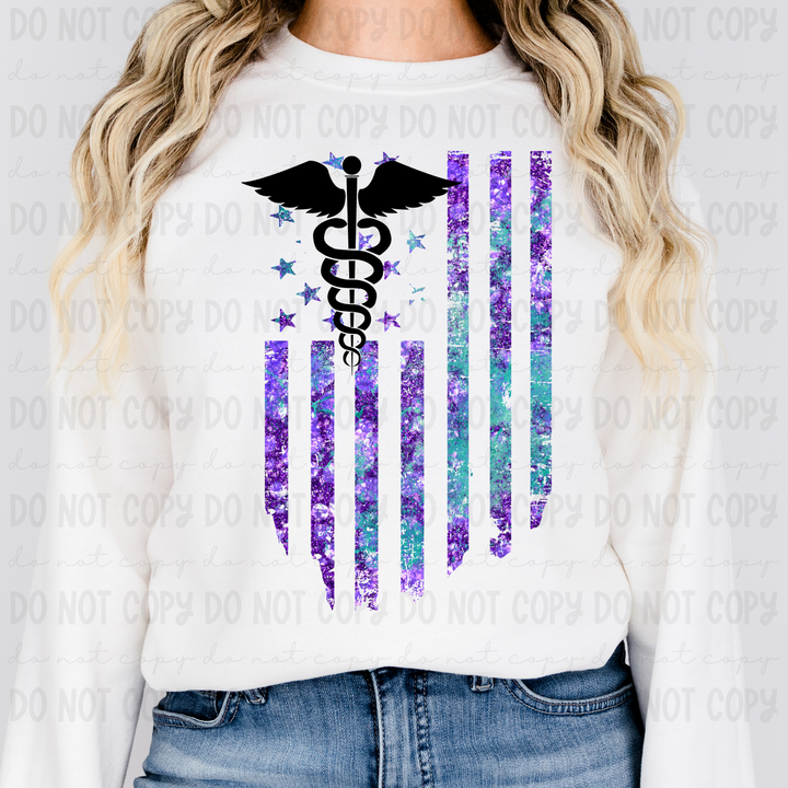 Nurse Flag DTF Print