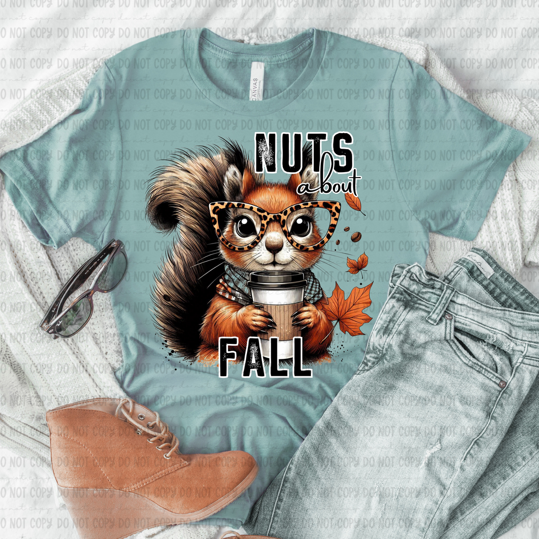 Nuts About Fall DTF Print