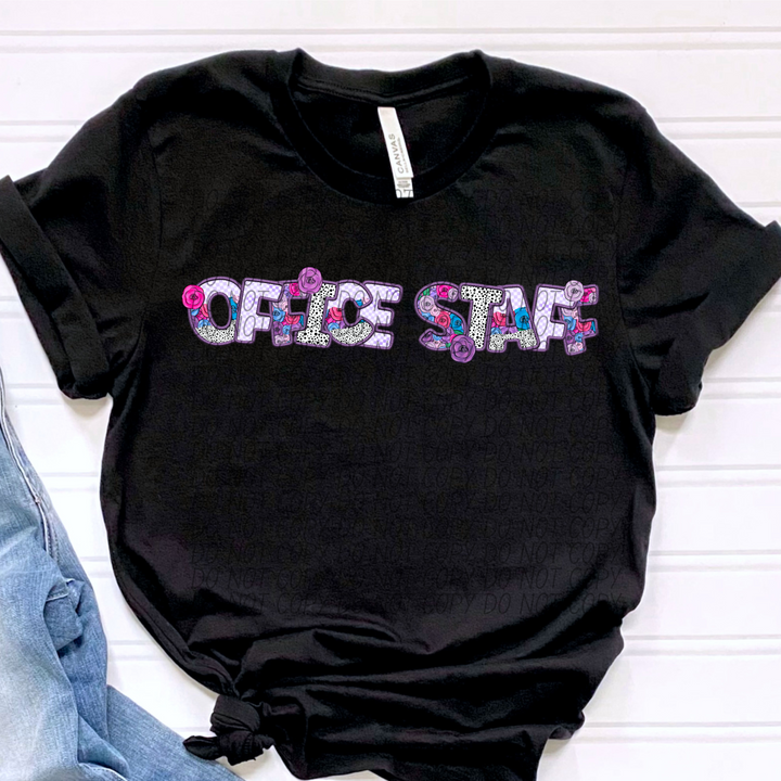 Pretty In Purple School Careers DTF Print