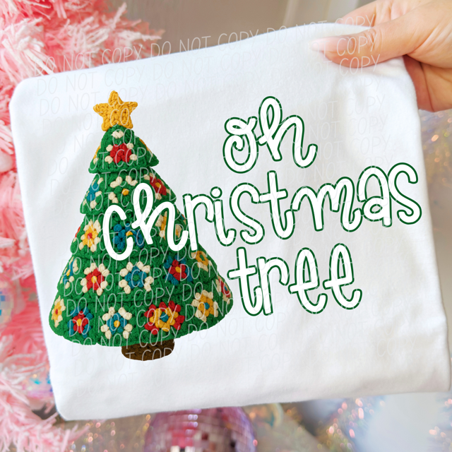 Oh Christmas Tree DTF Print