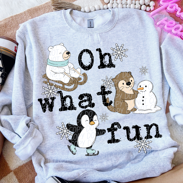 Oh What Fun DTF Print