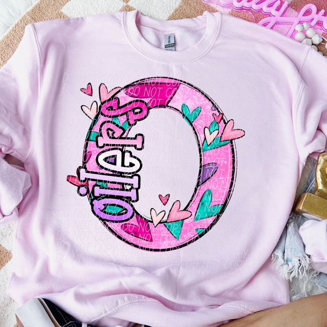 Valentine's Day Mascots DTF Print