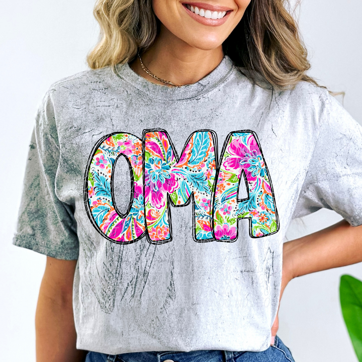 Paisley Names DTF Print