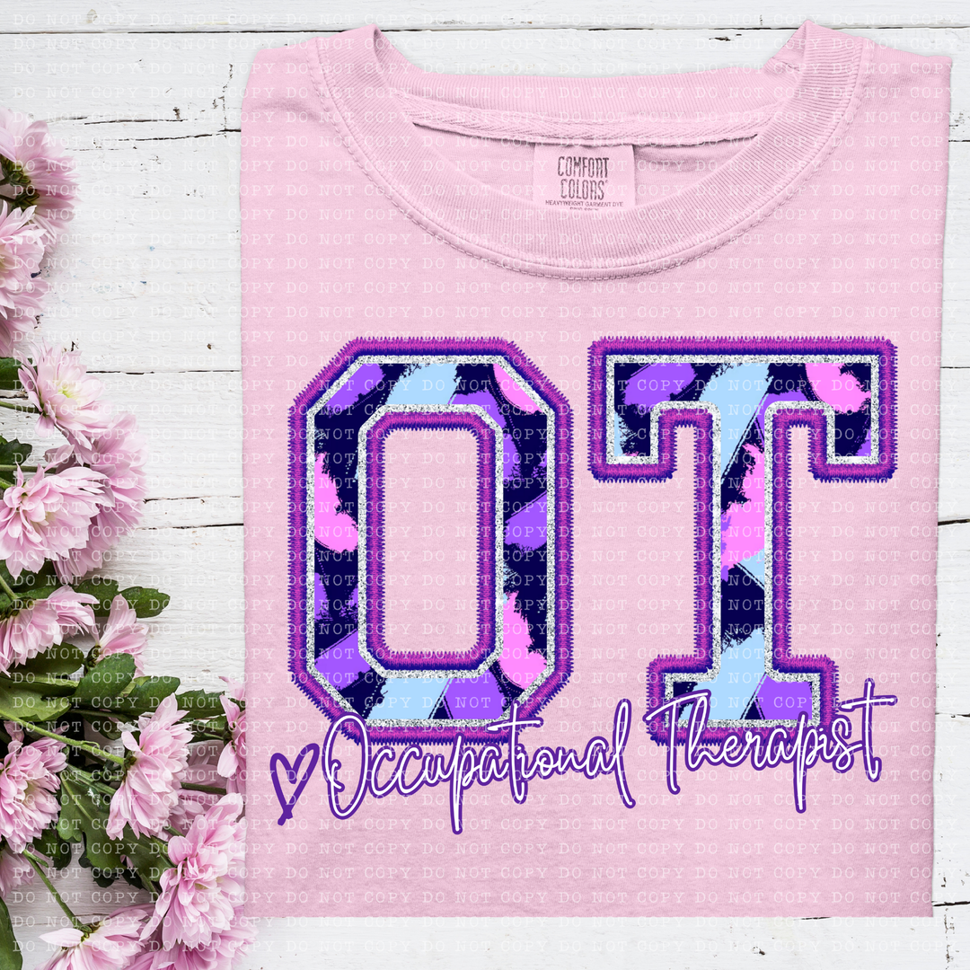 Perfectly Purple Occupations DTF Print