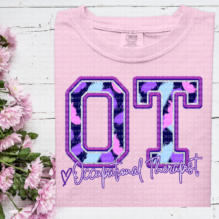 Perfectly Purple Occupations DTF Print