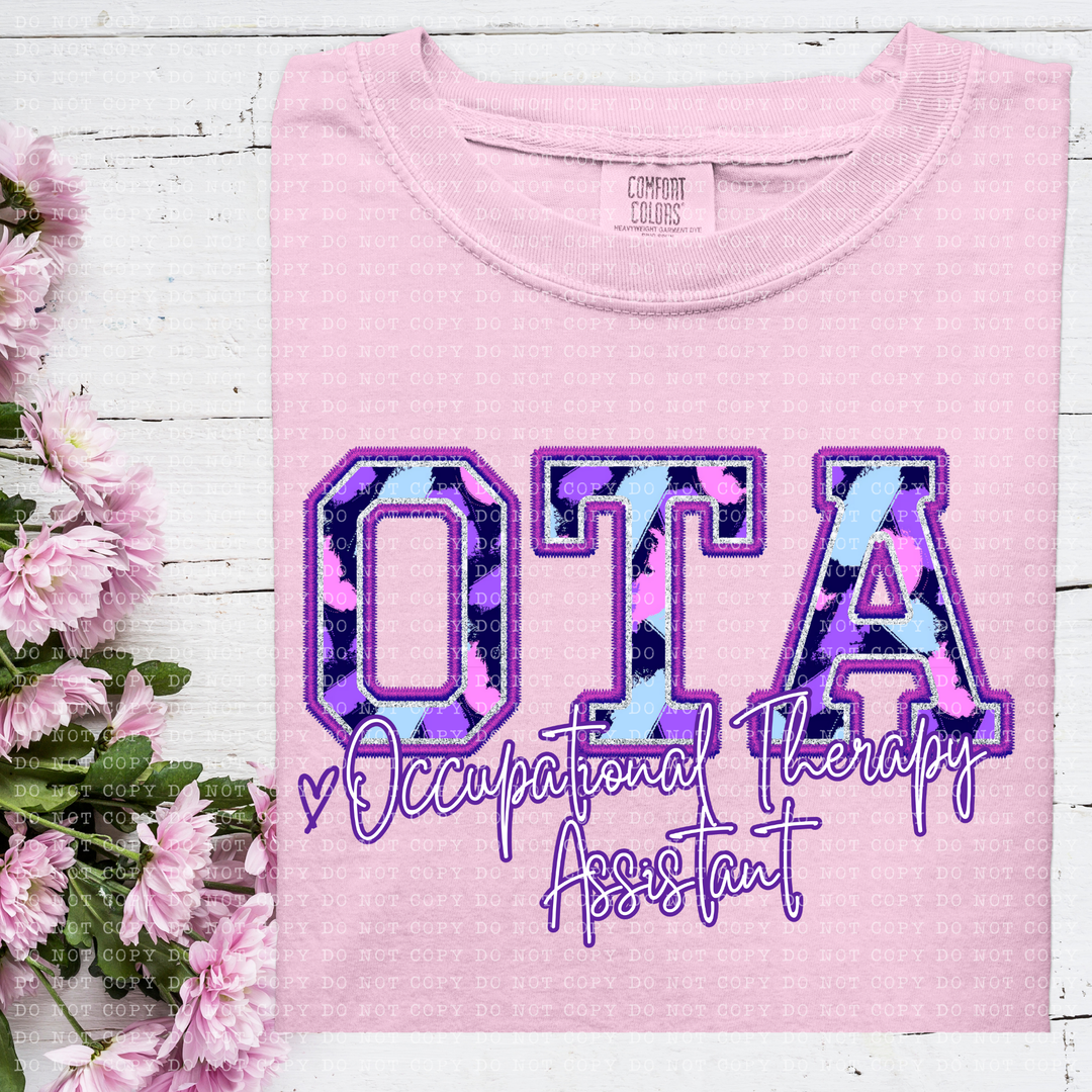 Perfectly Purple Occupations DTF Print