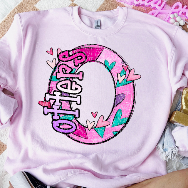 Valentine's Day Mascots DTF Print