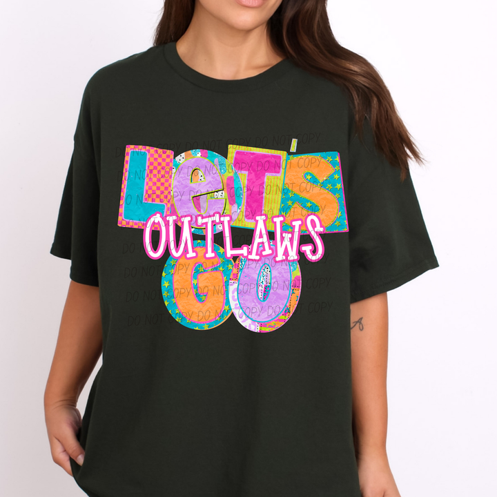 Patchwork Pep Club DTF Print