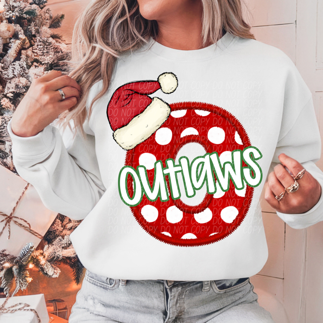 Christmas School Spirit DTF Print