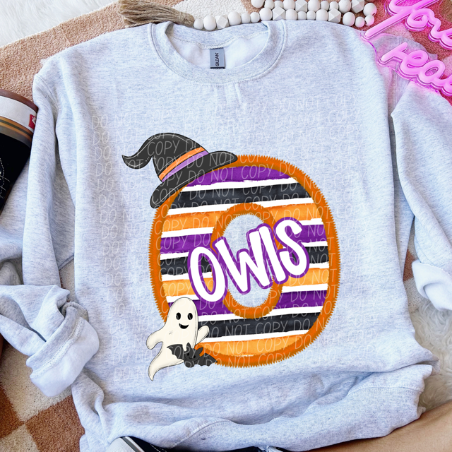 Halloween Striped Mascots DTF Print