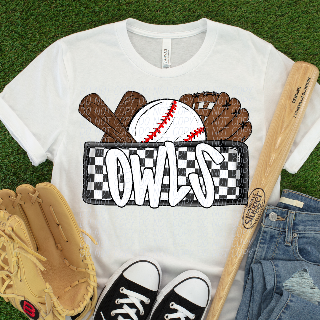 Baseball Mascots DTF Print
