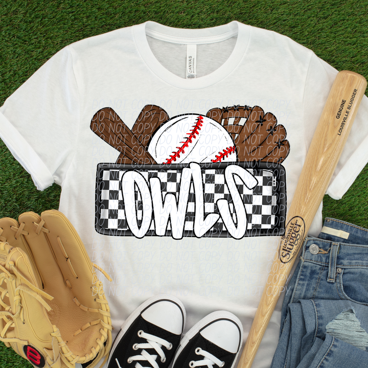 Baseball Mascots DTF Print