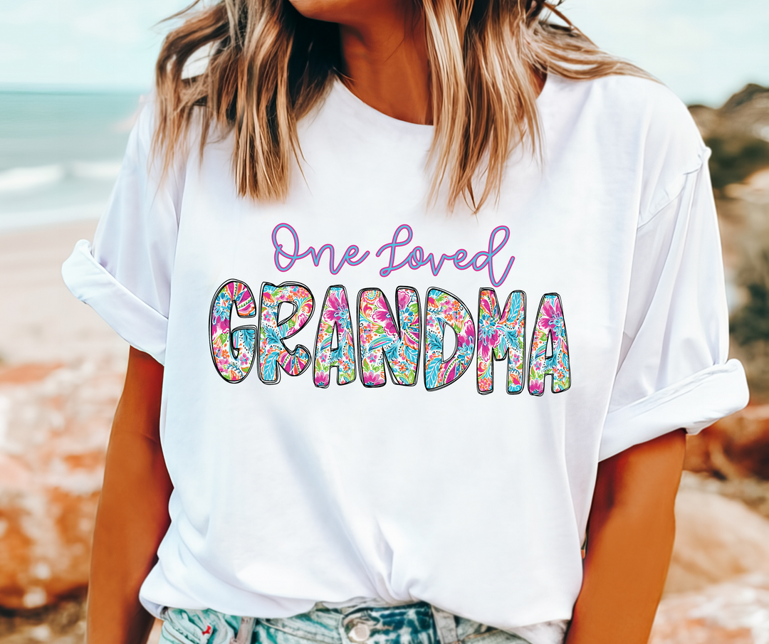 One Loved Grandma DTF Print