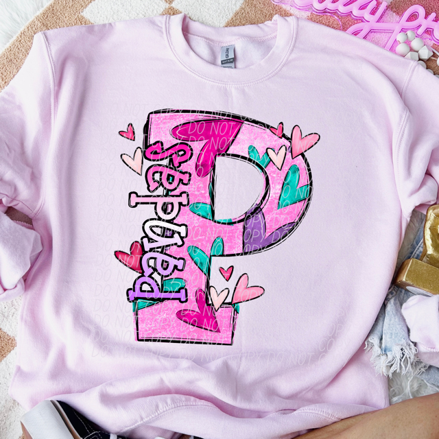 Valentine's Day Mascots DTF Print