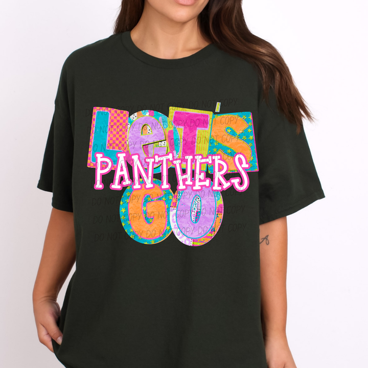 Patchwork Pep Club DTF Print