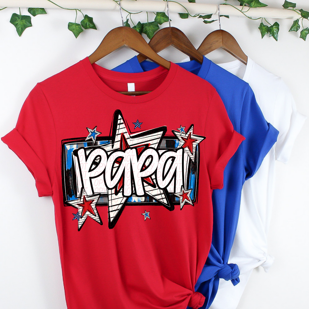 Patriotic Family Names DTF Print