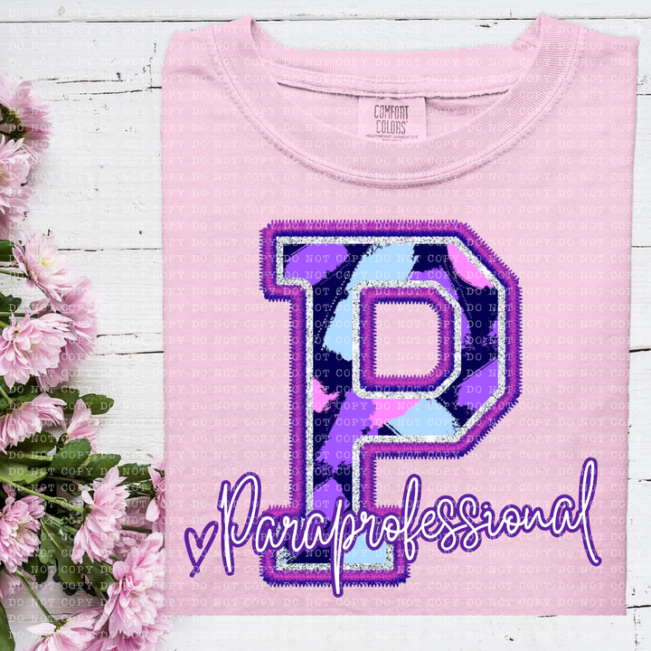 Perfectly Purple Occupations DTF Print